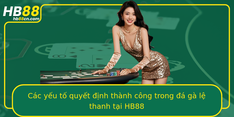 Các yếu tố quyết định thành công trong đá gà lệ thanh tại HB88